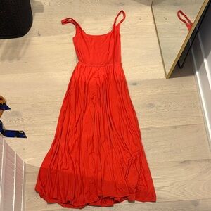 Reformation Vibrant Red Maxi Dress